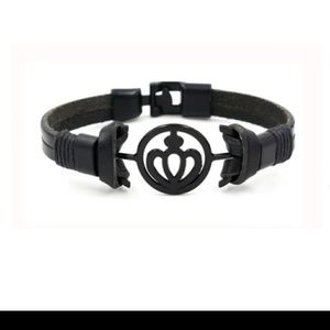 Burning heart wrap bracelet